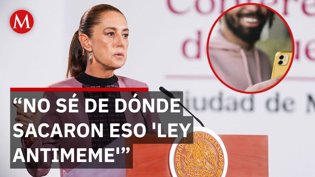 Sheinbaum descarta prohibición de memes en reforma contra piratería