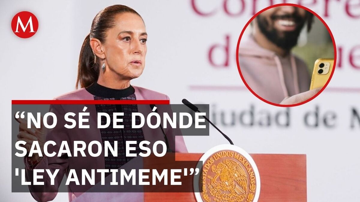 Sheinbaum descarta prohibición de memes en reforma contra piratería