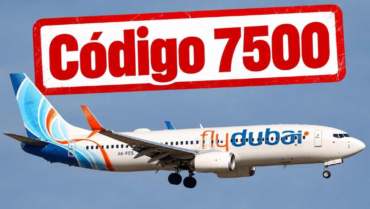 Vuelo sufre emergencia y lanza código 7500 (IA)