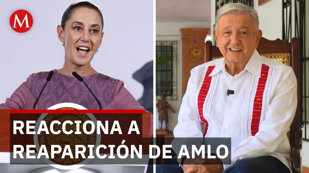 AMLO reaparece y Sheinbaum responde: “Todo libro es político”
