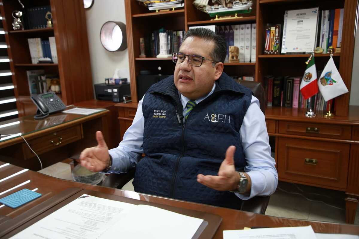 Auditor superior de Hidalgo, Jorge Valverde Islas. (Jorge Sánchez)