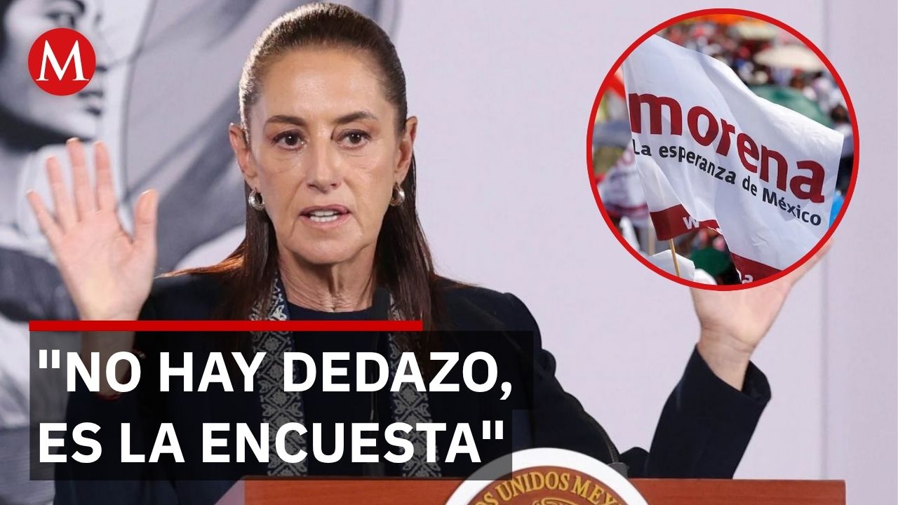 ¡Sin dedazo! Sheinbaum fija postura sobre las encuestas de Morena