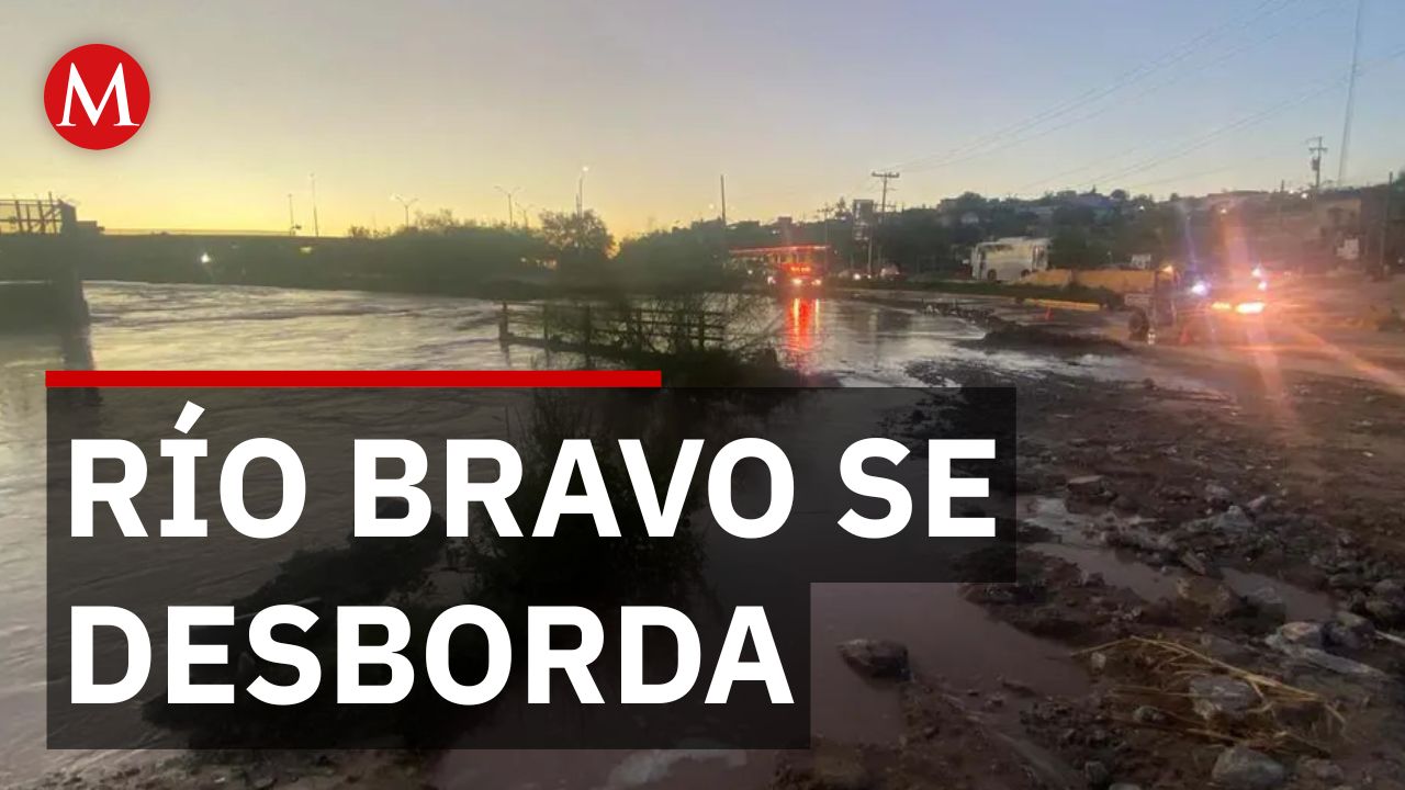 Desbordamiento del Río Bravo: autoridades monitorean riesgo de desalojo en Ciudad Juárez