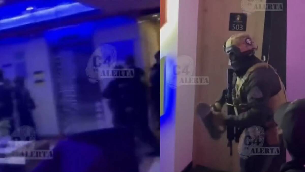 Detienen a una pareja señalada por el tráfico en un hotel en la alcaldía Benito Juárez. | Especial