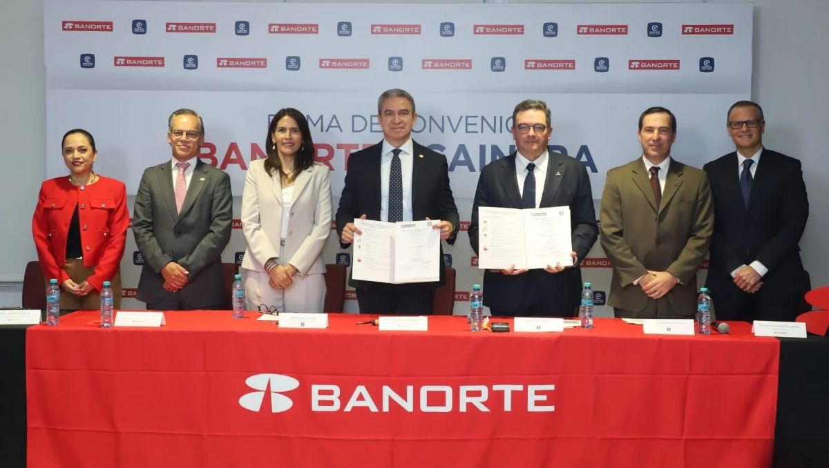 Ejecutivos de Banorte y Caintra sellaron la alianza estratégica para impulsar el financiamiento de las  PyMES en Nuevo León | Luis Guerra