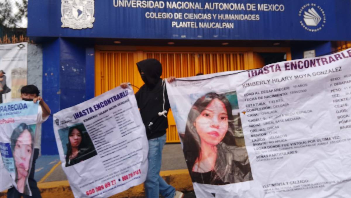 Kimberly Moya desapareció hace un año en San Rafael Chamapa; su familia continúa la búsqueda para localizarla. | Foto: Facebook Jaqueline González