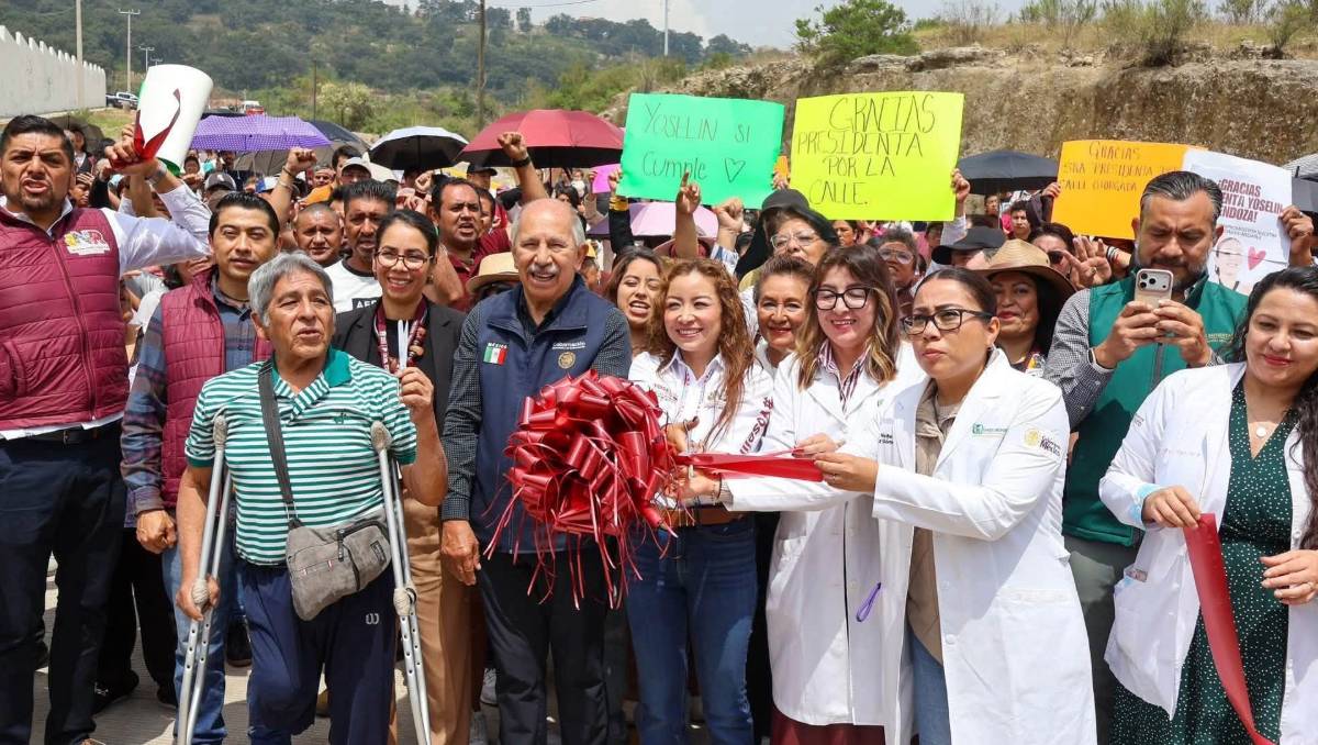 La obra, impulsada por la alcaldesa Yoselin Mendoza, busca brindar un acceso digno a pacientes y trabajadores del hospital. | Foto: Especial