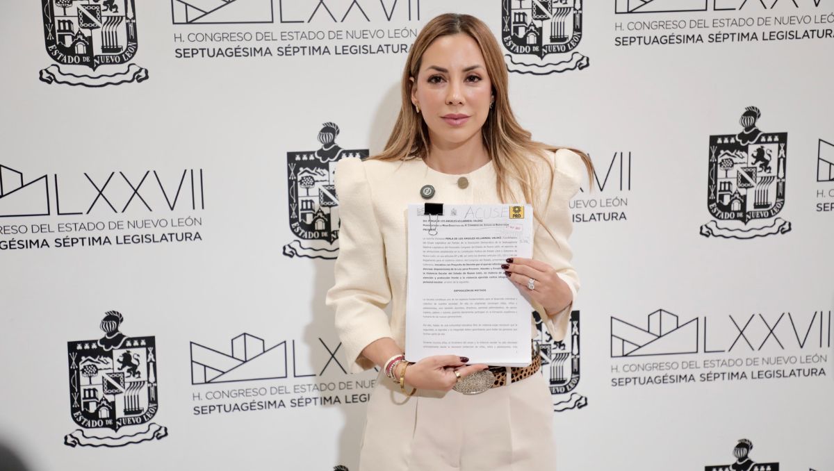 Perla Villarreal, presidenta del Congreso de Nuevo León | Especial