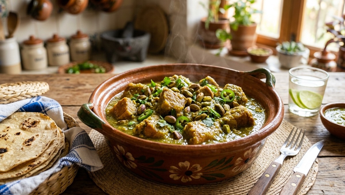 Pistaches en salsa verde: así puedes preparar este delicioso guisado casero. | FOTO: MILENIO