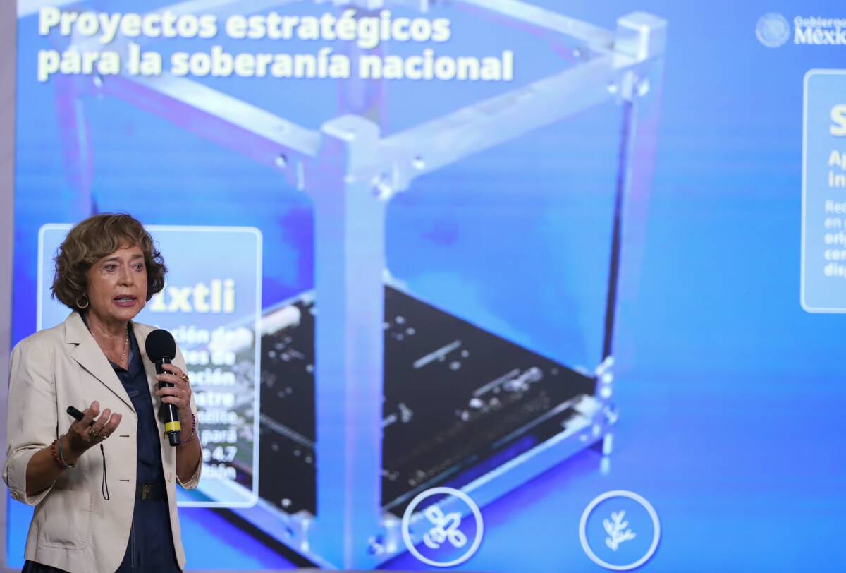 La secretaria de ciencia y tecnología Rosaura Ruíz, presento su informe en la mañanera. | Javier Ríos