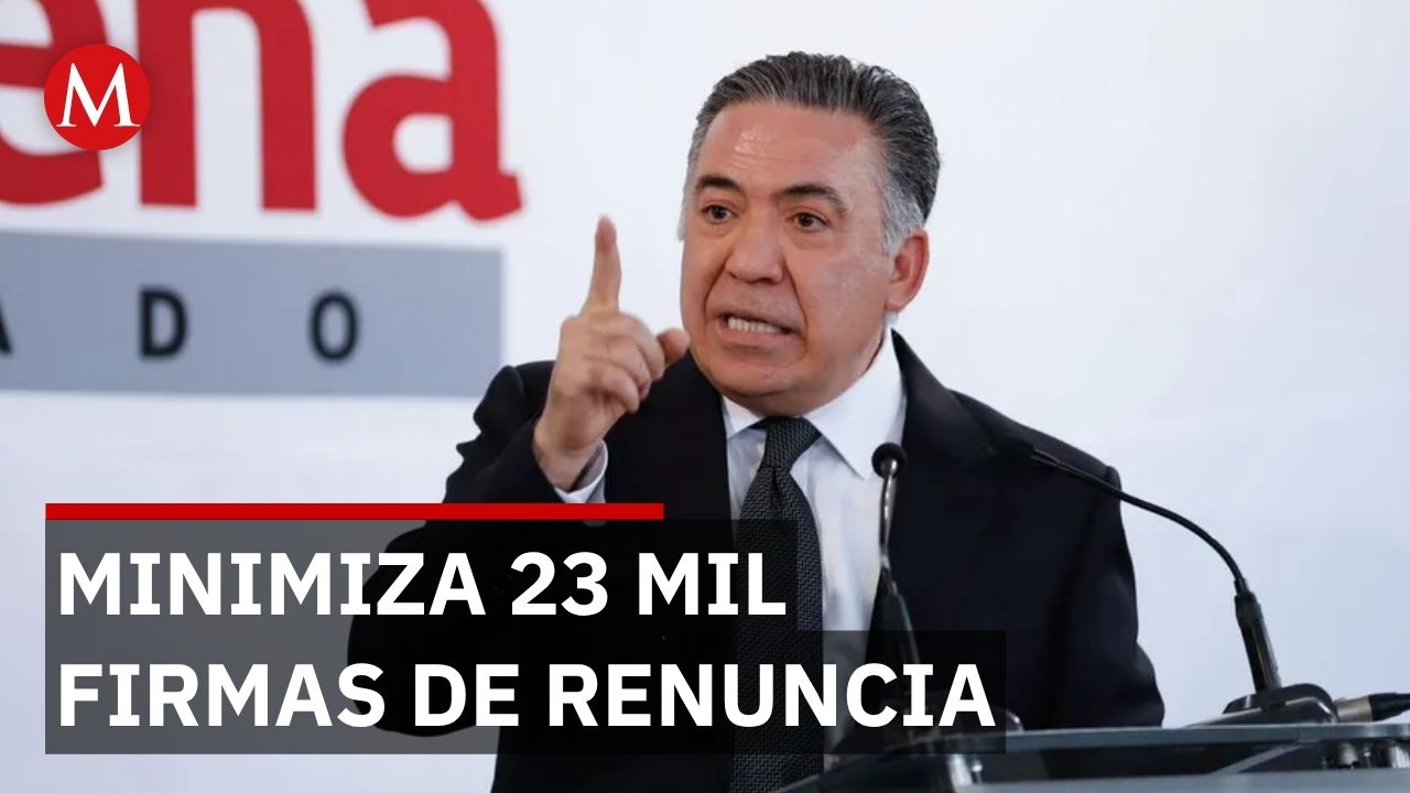 Senador rechaza 23 mil firmas de renuncia pero reconoce que fue elegido por 650 mil