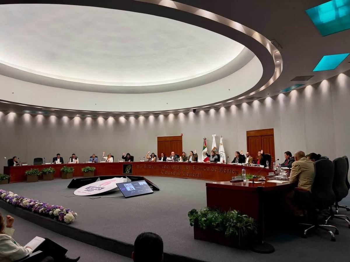 Sesión del Consejo General del IEEM sobre el próximo proceso electoral| Foto: Cortesía PRI