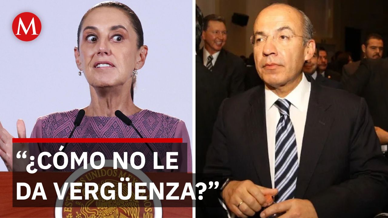 Sheinbaum tunde a Calderón por Foro América Libre: "Llegaste con fraude electoral"