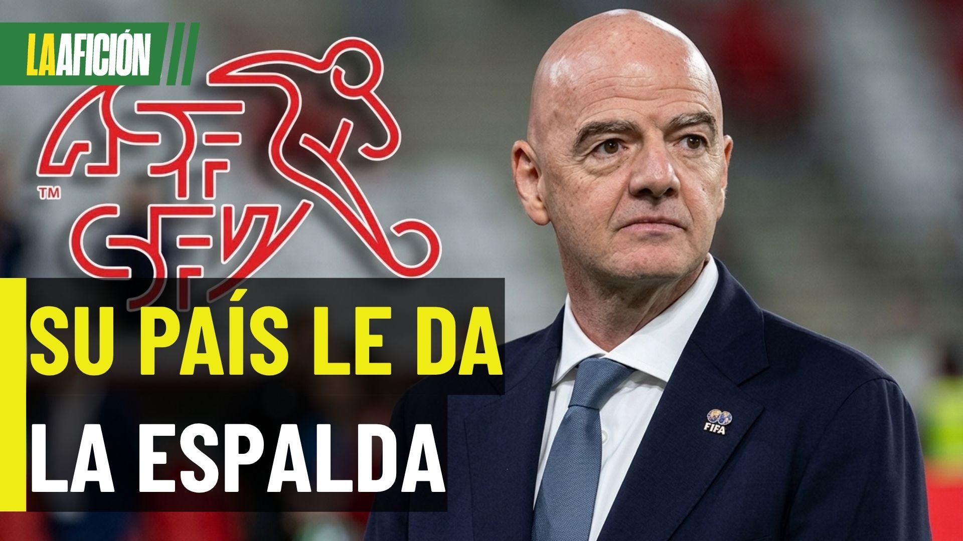 Suiza retira su respaldo a Gianni Infantino para continuar al frente de FIFA