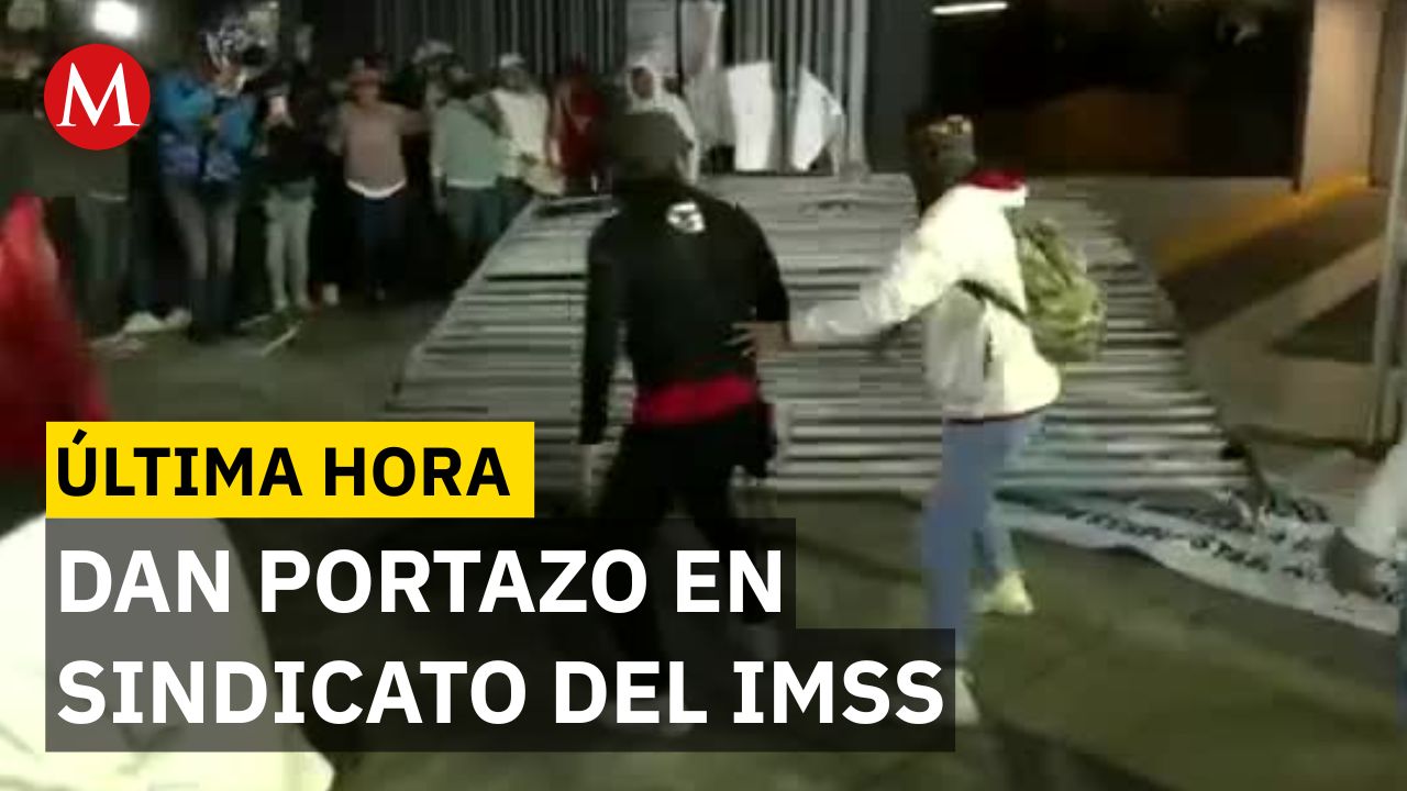 Trabajadores del IMSS irrumpen en sindicato exigiendo mejores condiciones laborales