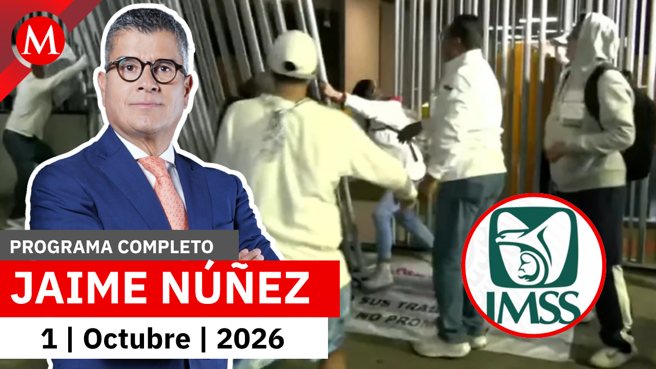 Trabajadores del IMSS dan portazo en CdMx; piden mejora laboral | Jaime Núñez, 1 de octubre de 2026