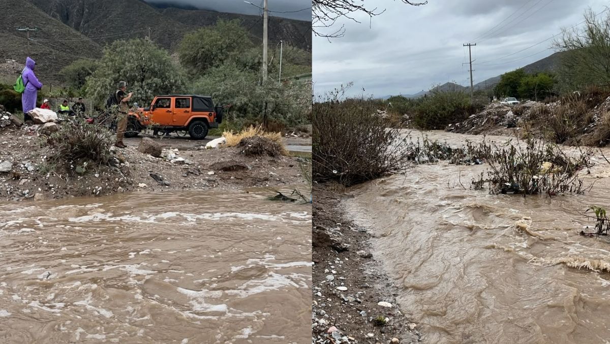 El pasado 5 de agosto del 2021 cuando la corriente del arroyo sorprendió igualmente a los pobladores. | Luis Alatorre