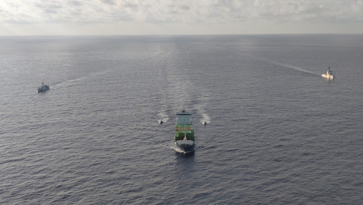 EU intercepta buque petrolero con destino a Cuba. | Foto: Guardia Costera de EU