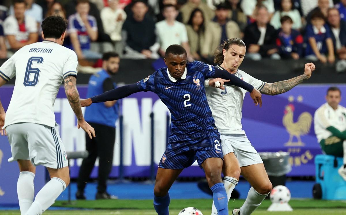 Francia vs Italia en partido de la Jornada 3 de la UEFA Nations League (Reuters)