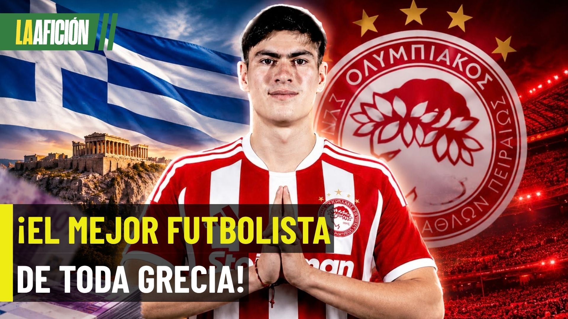 ¡La ‘Hormiga’ González manda en Grecia! Es el futbolista más valioso de la Superliga