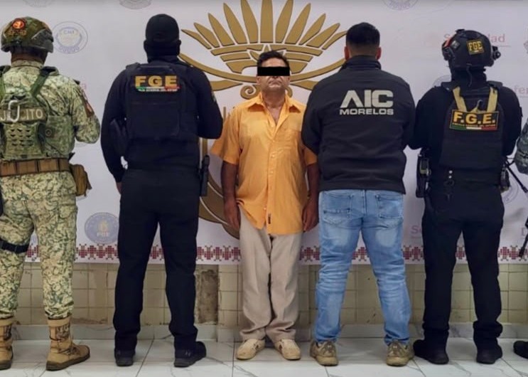 José Alberto 'N' será trasladado y puesto a disposición de la autoridad judicial del estado de Morelos. | Especial