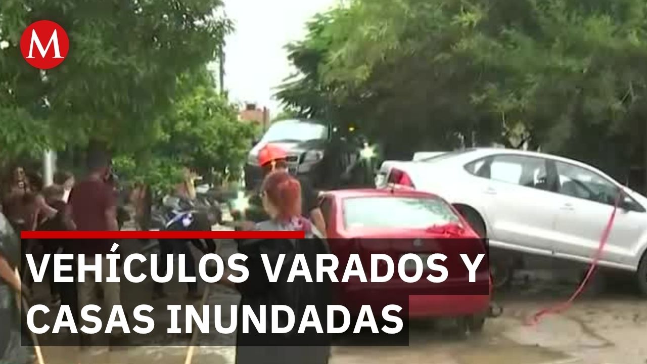 Lluvia en Nuevo León: basura tapa drenajes y deja 75 casas inundadas