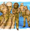 “A lo largo del tiempo, una y otra vez hemos mirado a otras especies animales para entender quiénes somos”. (Ilustración: Román)