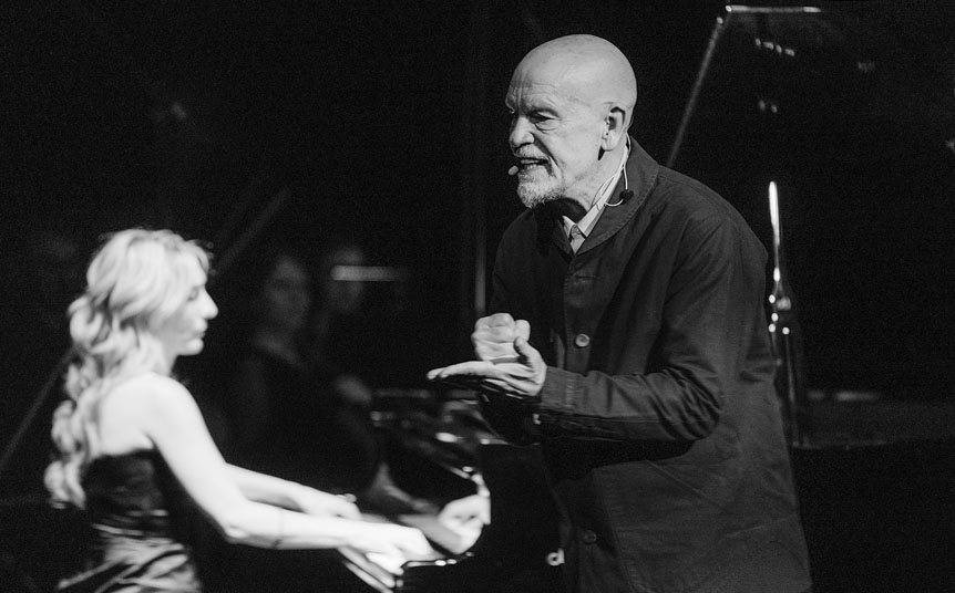 La pianista Anastasya Terenkova y John Malkovich se presentarán en la Sala Nezahualcóyotl  (Foto: Cortesía)