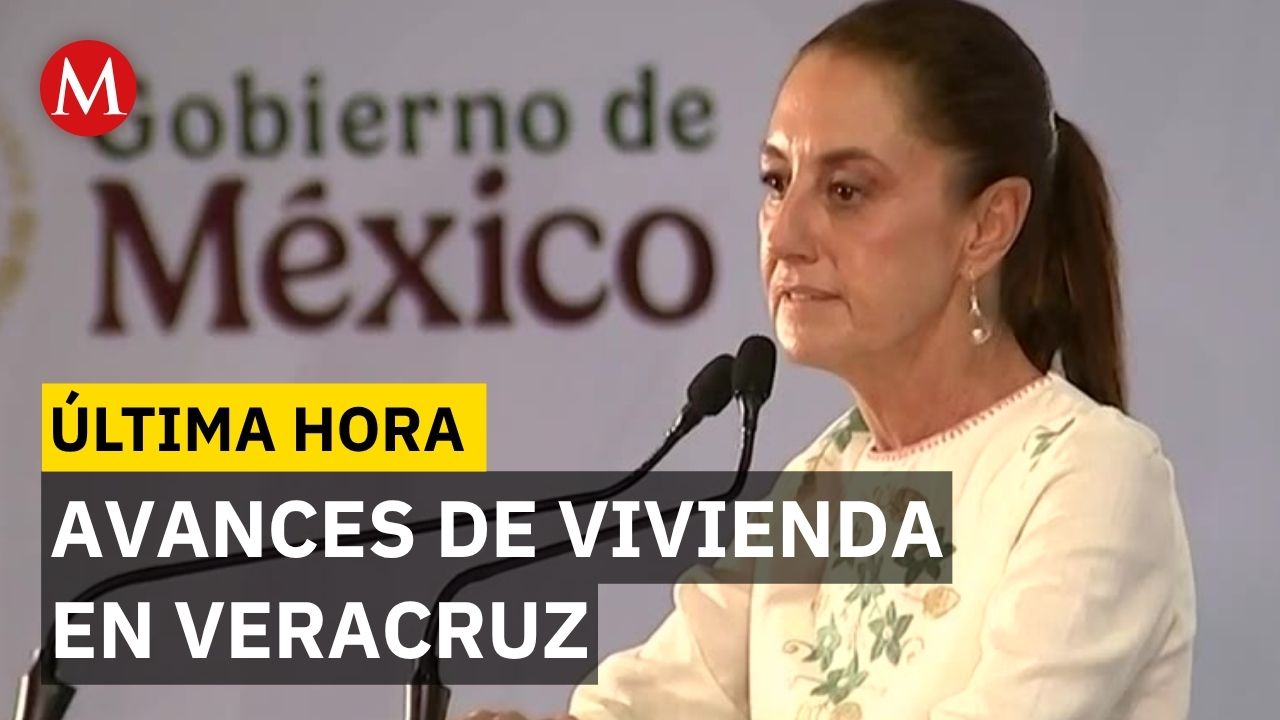 Claudia Sheinbaum en Veracruz: celebra avances en vivienda, aumento salarial y el indulto de deudas