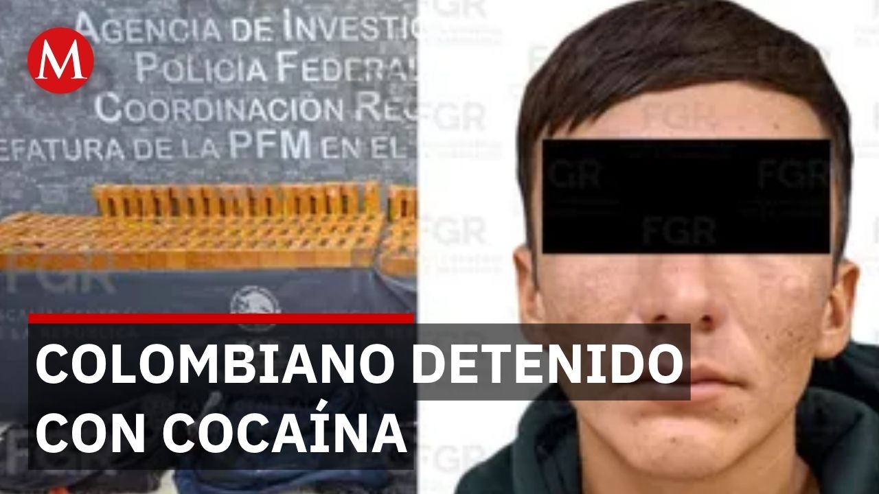 Detienen a hombre con 94 litros de cocaína líquida en aeropuerto de Apodaca