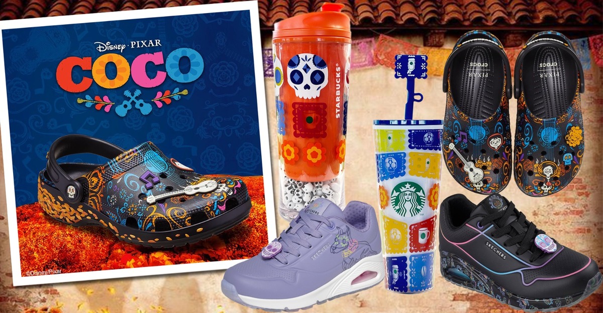 Los elementos de la tradición de Día de Muertos ya se replican en vasos, termos, tenis, crocs y prendas / Especial
