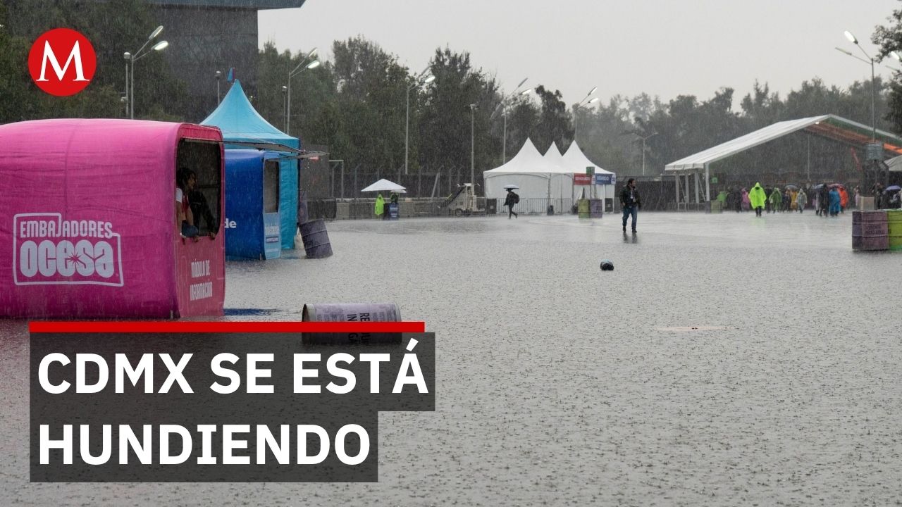Inundaciones y hundimiento en CDMX: expertos explican los problemas de su infraestructura