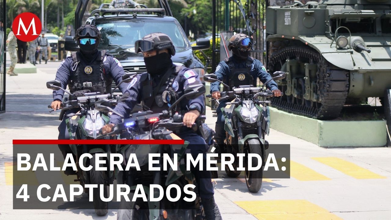 Sistema de vigilancia de Mérida identifica a 4 sospechosos de balacera en la ciudad