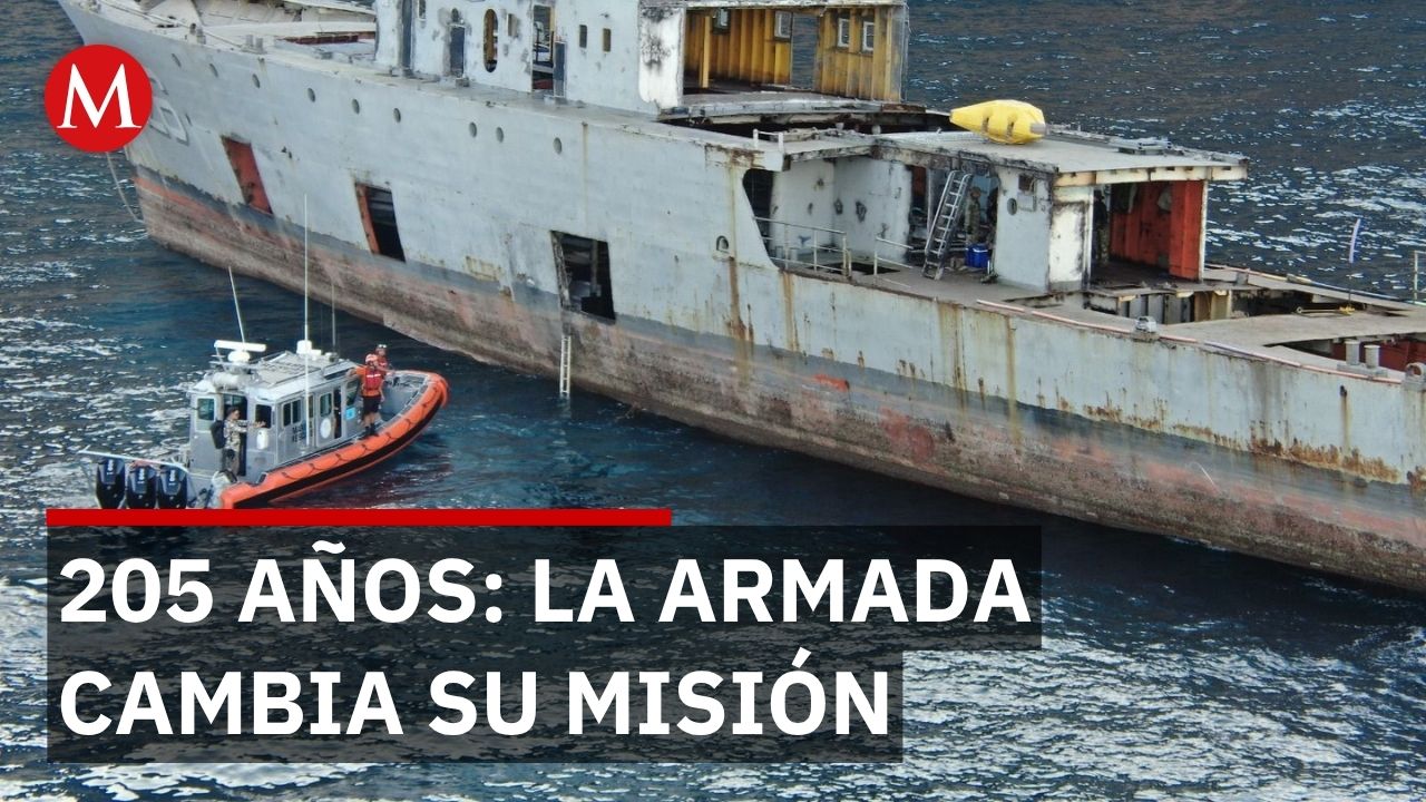Armada de México cumple 205 años transformando su misión: ahora rescata, no solo defiende
