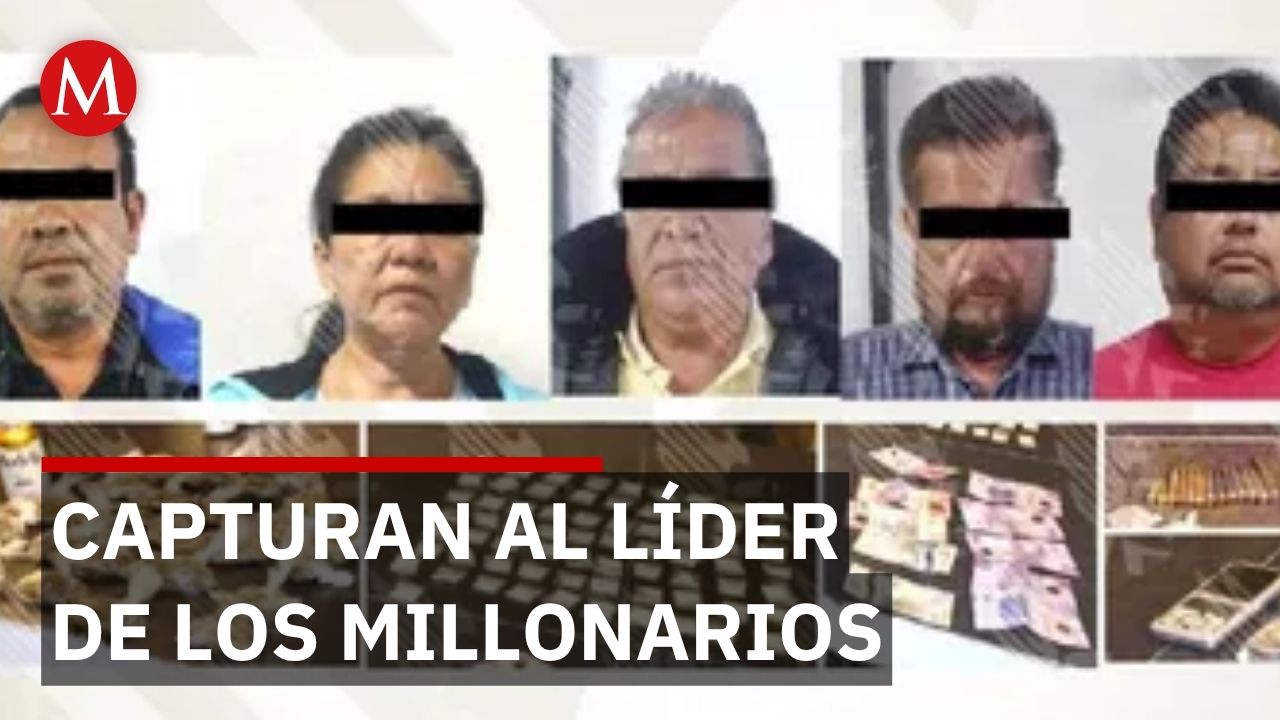 Capturan a líder de banda delictiva y 4 de sus cómplices; aseguran 51 bolsas de mariguana