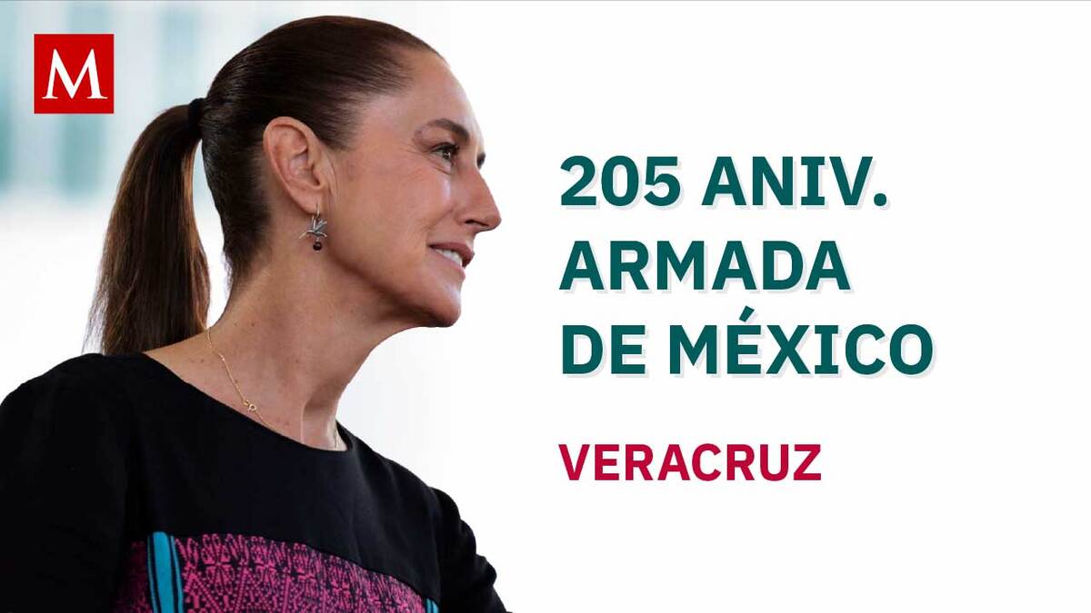 Claudia Sheinbaum preside 205 aniversario de la Armada de México en Veracruz, Veracruz
