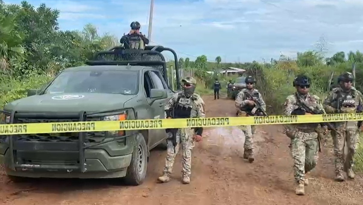 Elementos de Defensa y corporaciones locales resguardaron los puntos de agresión en culiacán, sinaloa. | Foto: Especial