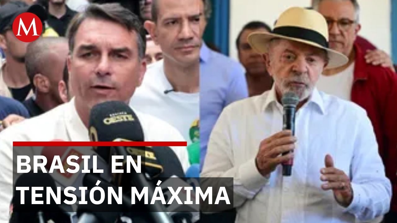 Flávio Bolsonaro y Luiz Lula da Silva en empate técnico que define el futuro de Brasil