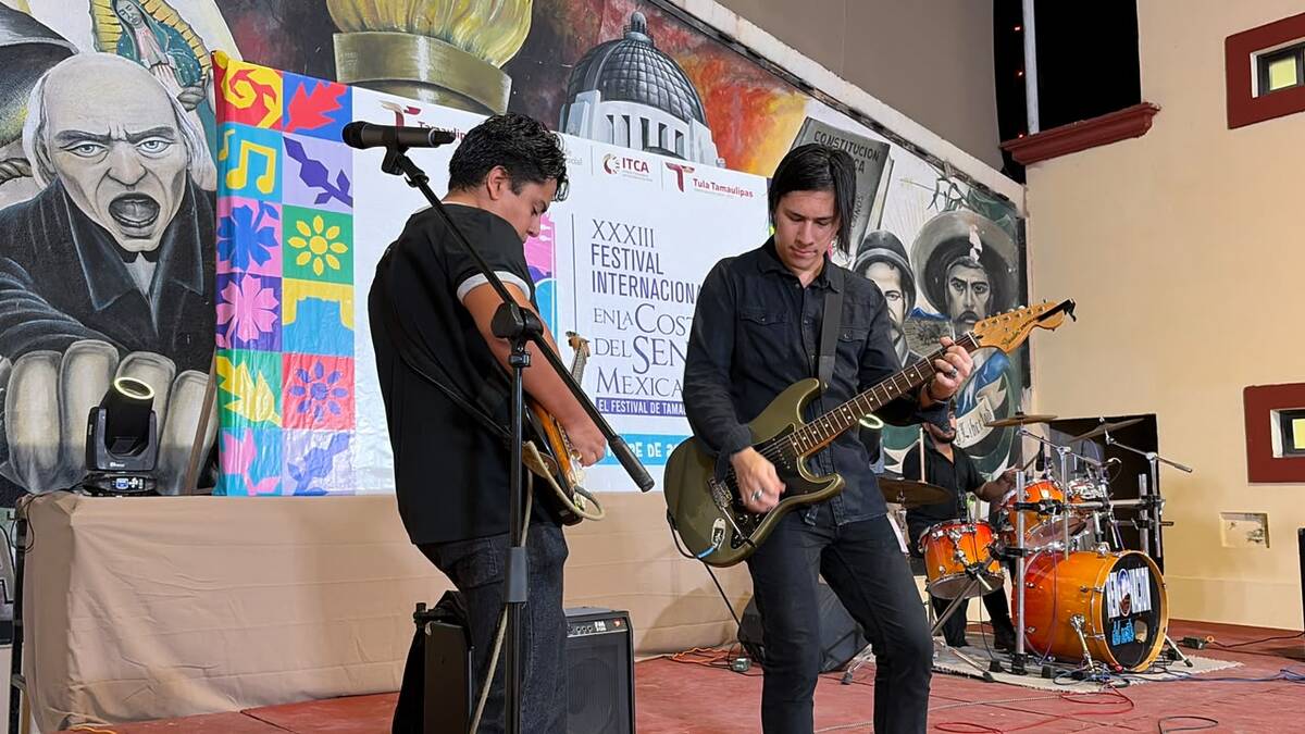 Joe Nieto band, se presentó en Tula como parte del FICSM. | Foto: Erik Saldaña