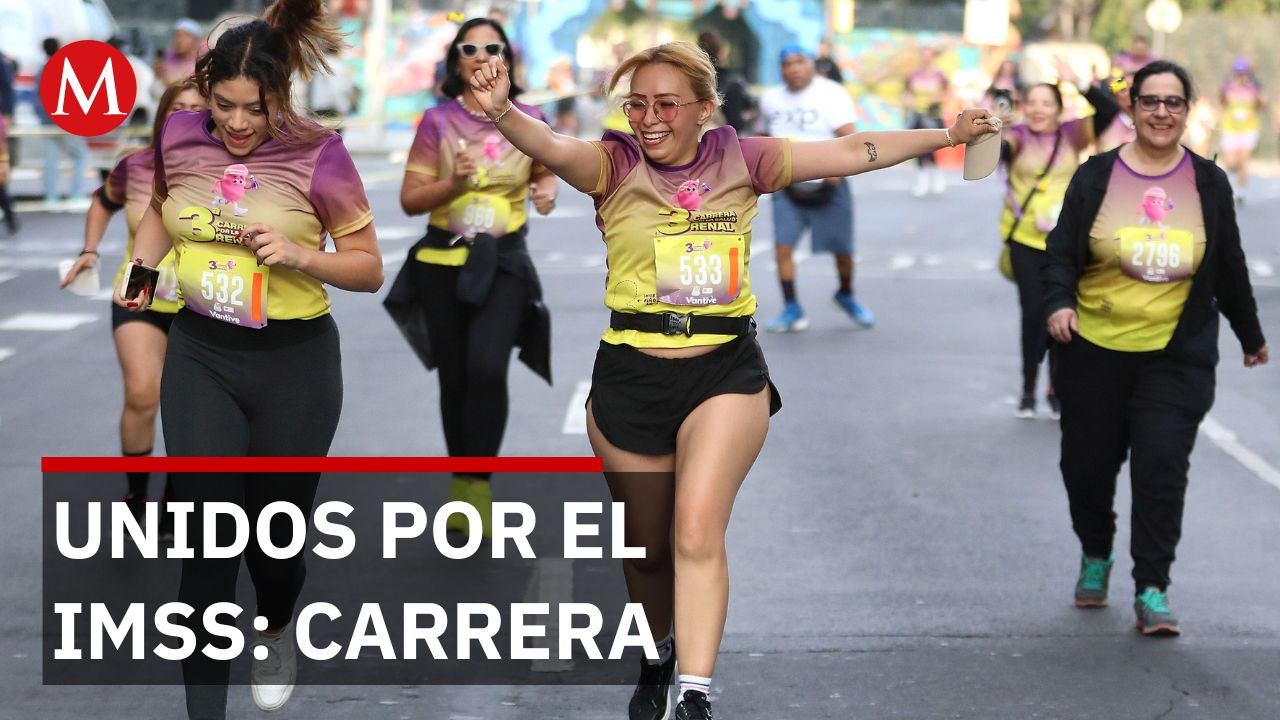 10 mil corredores participan en carrera para equipar clínicas del IMSS