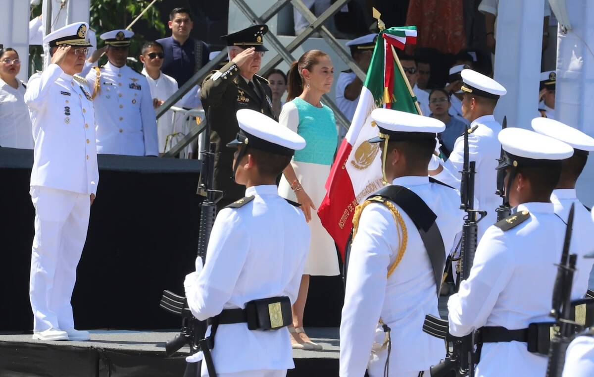 Sheinbaum conmemora 205 aniversario de la Marina Nacional. | Javier Ríos