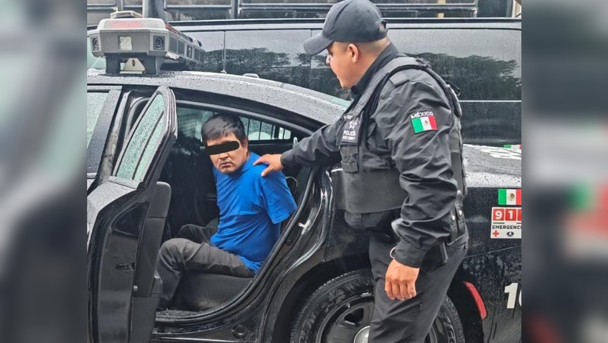 La detención de Vicente 'N', de 38 años, ocurrió en el cruce de Colón y Villagrán. | Especial