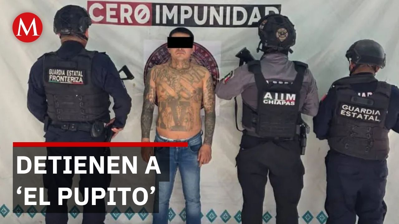 Detienen en Tapachula a líder pandillero acusado de 6 feminicidios