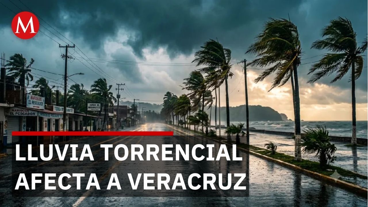 Familias en refugios temporales por desbordamientos de ríos en Veracruz