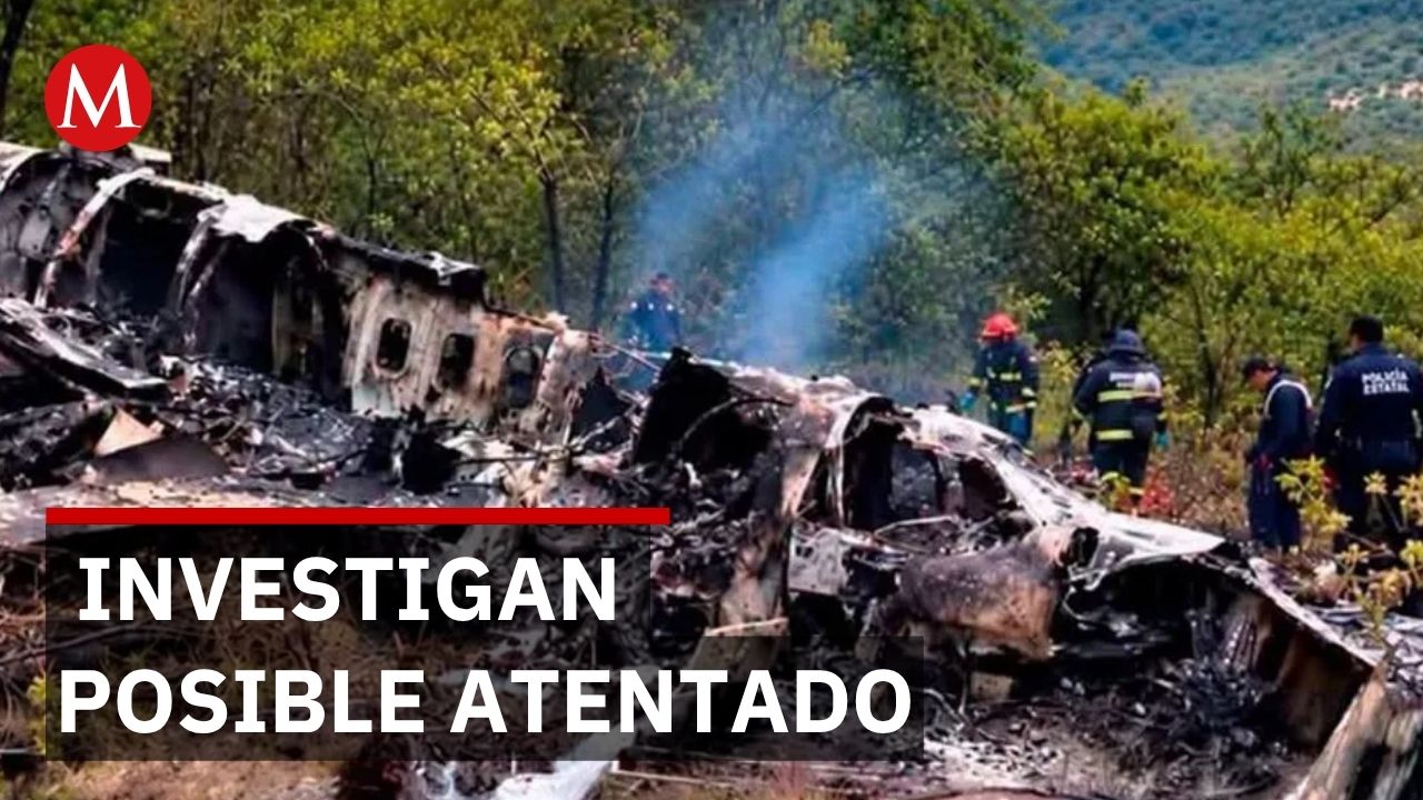 Fiscalía investiga atentado contra gobernador tras desplome de aeronave