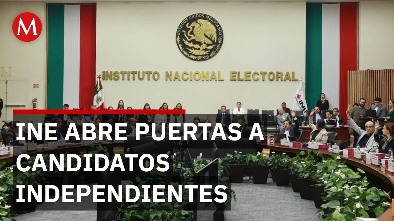 INE recibe hasta el 13 de diciembre intenciones de candidatos independientes