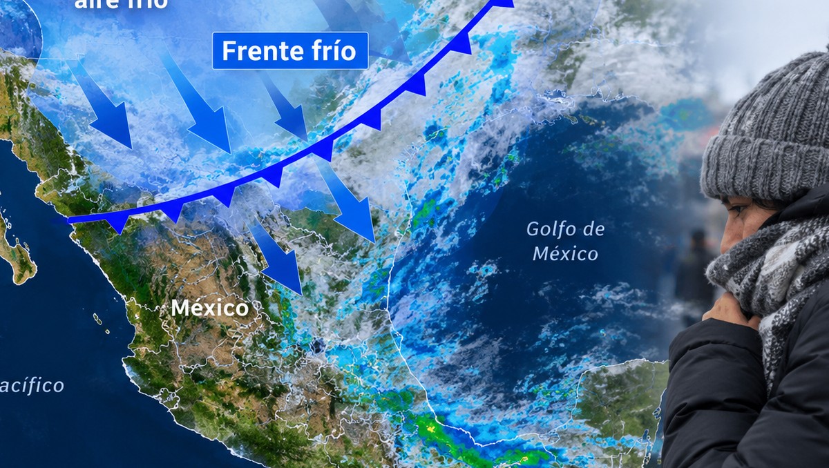 México vivirá lluvias fuertes éste lunes gracias a la presencia de un Frente Frío | IA DISCOVER