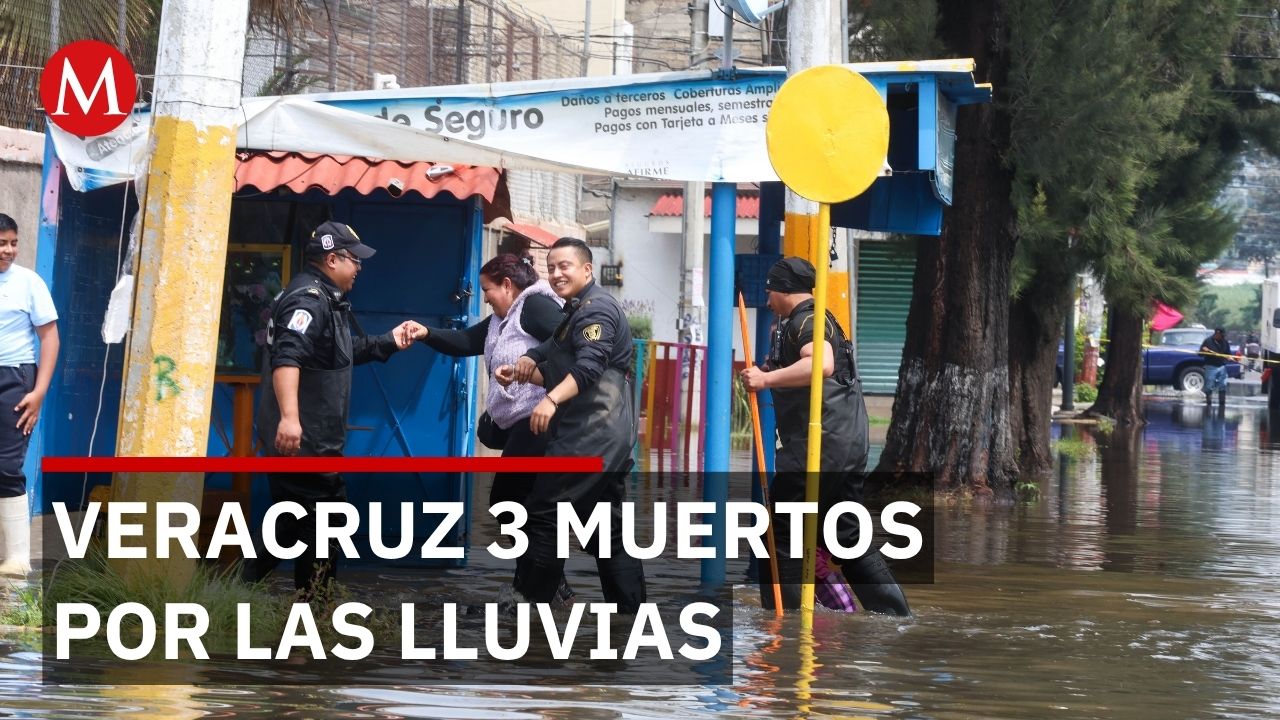 Veracruz enfrenta 8 días de lluvias torrenciales con planes de emergencia activados