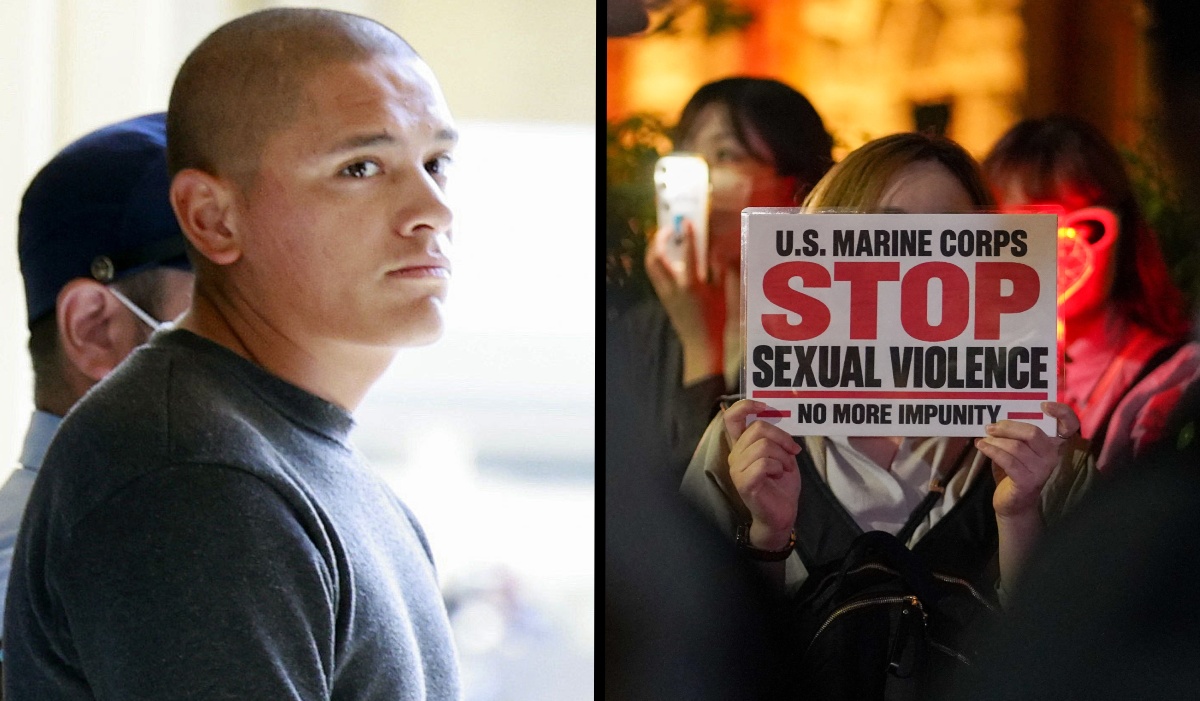 Las acusaciones contra Devin Jacob Ballard desataron una serie de protestas por la conducta de marines en Japón | Foto: AP/AFP