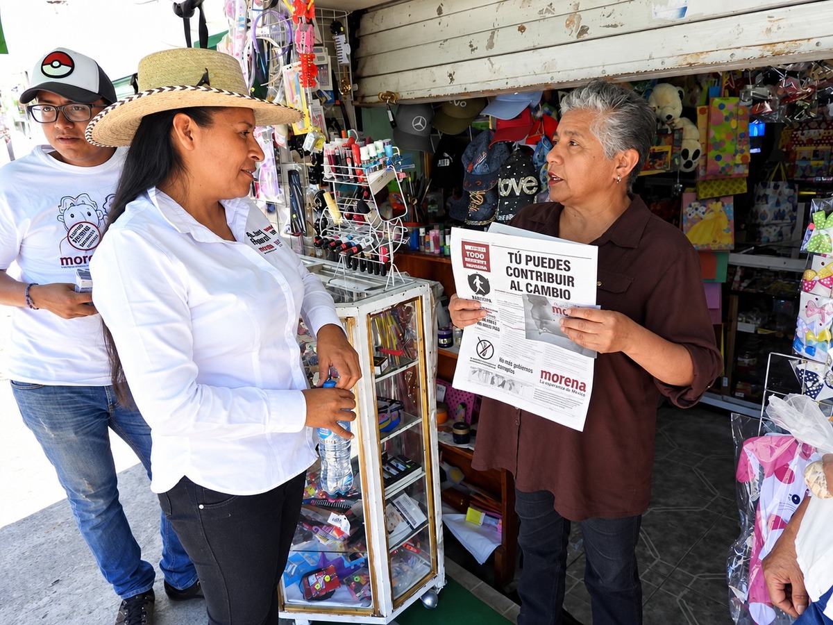 Ana Lilia Rivera destacó la participación ciudadana como parte del origen de Morena en Tlaxcala. | Especial